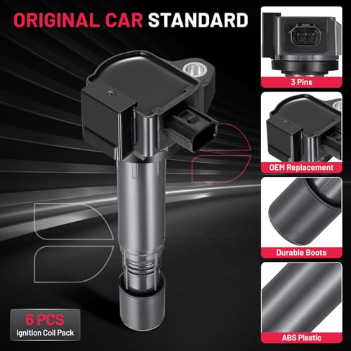 Image of BDFHYK Ignition Coil Pack UF713 for Honda Accord 13-17 Crosstour 13-15