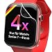 Produktbild UTECTION 4x Displayschutz für Apple Watch 7 mit 41mm Display - Perfekter Touch & Einfache Installtion, Schützt vor Schmutz & Kratzern, Durchsichtige Schutzfolie, 4 Stück