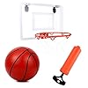 Muur Indoor Basketball Hoop Classic Texture Praktische Duurzame Mini Deur Muur Protable Backboard Set Met Bal en Pomp…