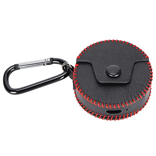Funda de auriculares redonda para FreeBuds 3 en cuero PU negro compacto 3