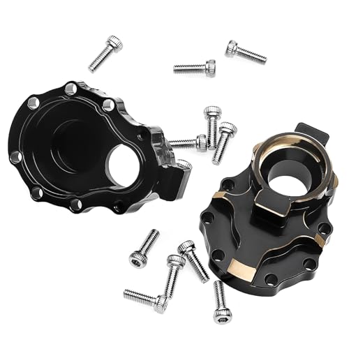 Goolsky 2 St&uuml;ck Hinterachs-C-Block-Sitz, messingbeschwert, Schwarz-Gold-Typ, Upgrade-Teile, Ersatz f&uuml;r TRX4 ferngesteuertes Autozubeh&ouml;r