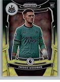 2021-22 Panini Prizm Premier League Prizms MultiColor #31 Freddie Woodman Newcastle United Official EPL Soccer Card in Raw (NM or Better) Condition