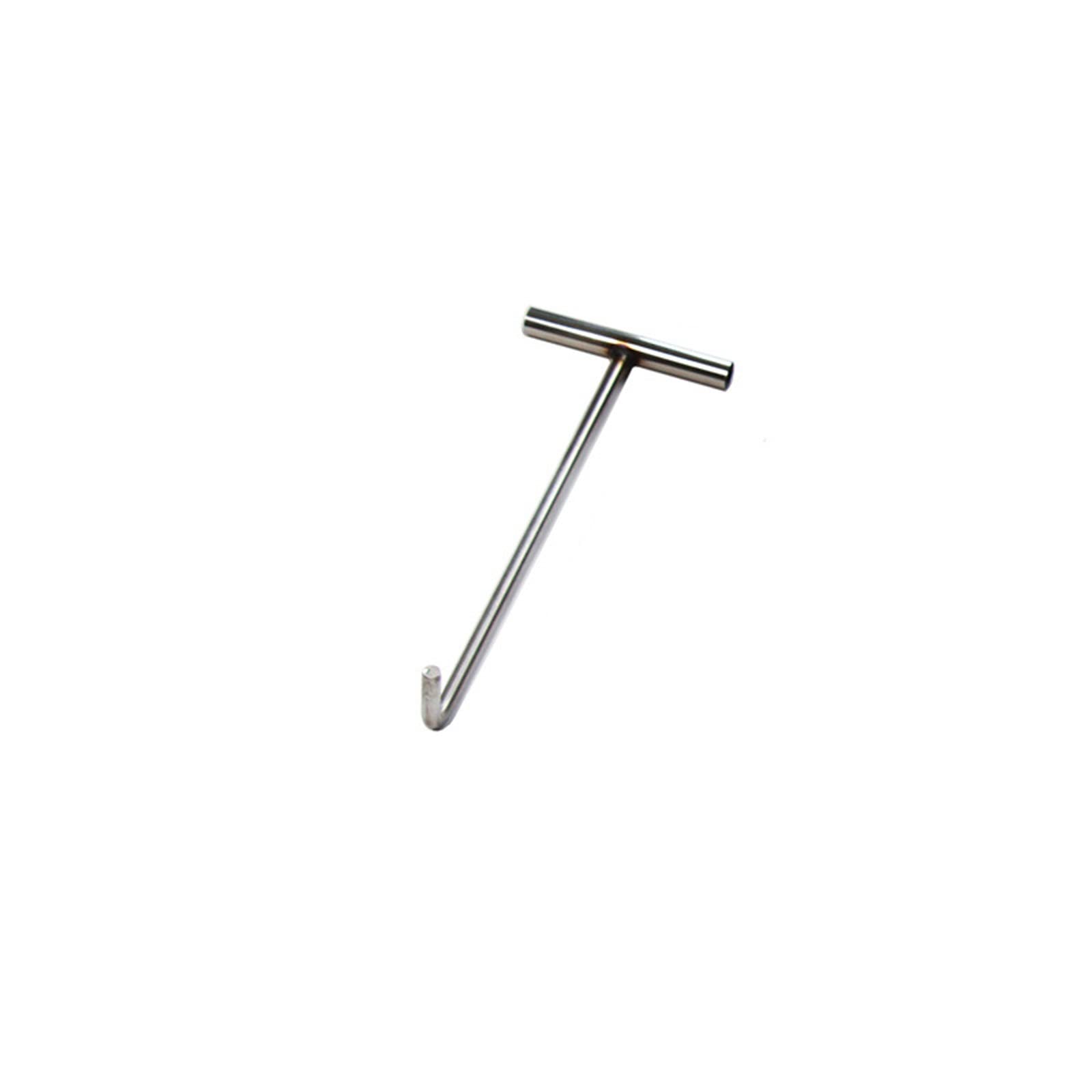 Gancio Di Sollevamento Per Tombini In Acciaio Inox 15 Cm | Strumento Multiuso Per Aprire Coperchi E Porte Avvolgibili, Resistente E Antiruggine