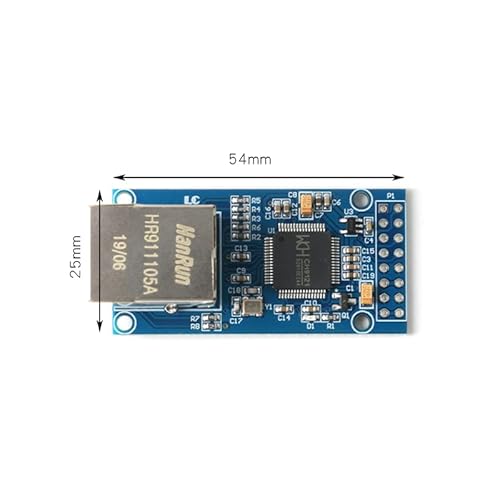 Ec Buying 2Pcs Ch9121 Serial To Ethernet Network Module 4 Mode Rj45 Ch9121 Serial To Ethernet Adapter Single Chip Microcomputer Networking Module 300Bps ~ 921600Bps Serial Baud Rate Stm32 Uart #TOP3