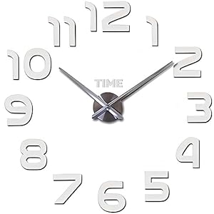 Wanduhr 3D DIY Mute Decor Geschenk Home Office Nach Hause, Restaurant, Büro und Hotel, Wanduhren, an Einer wohnwand Wohnzimmer, Uhr Wand, Decoration