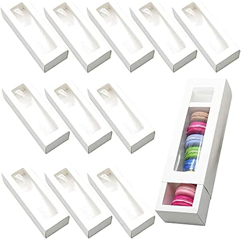 SRJE Stück Cupcake Box Macaron Boxen Cookie Tortenboxen Cupcake Muffin Box Cover