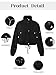 UEAL Bomber Jacket Women Trendy Early Fall Fashion Full Zip Light Cropped Jackets 2026 Medium Black