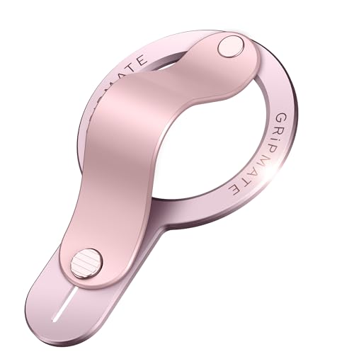 GripMate für Handy Ring für MagSafe - Magnetisch Halterung Abnehmbar - Komfortabler Finger Telefon Loop Griff für iPhone 17/16/15/14/13/12 Alle Smartphone Zubehör für MagSafe Rosa