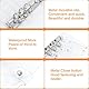 A5 Transparent PVC Binder,6 Ring Weich Notizbuch Binder mit Druckknopfverschluss Nachfüllbares Notizbuch Runder Ringbuch für DIY Notebook Fotoalbum und Scrapbooking