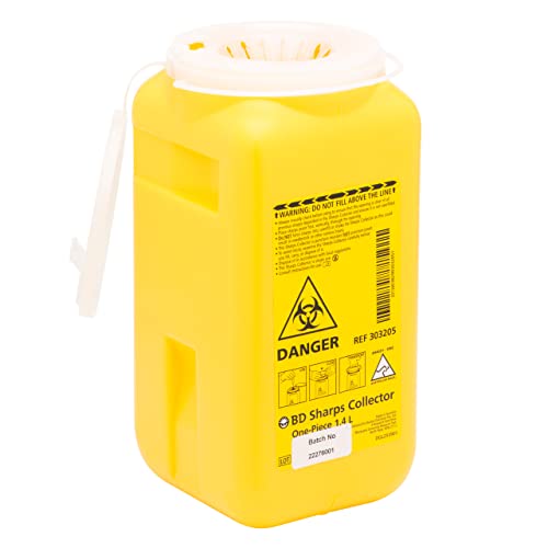 Sharps Bin BD Disposable 1.4L Container