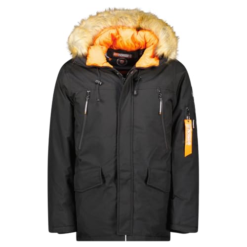 Geographical Norway Arnold Men Parka de Hombre, Noir, XXXL