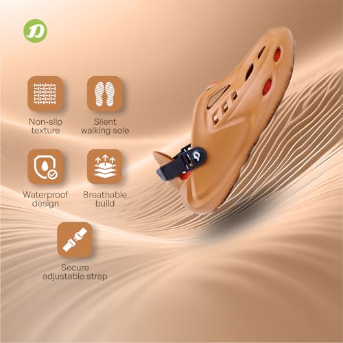 Image of DOCTOR EXTRA SOFT Men's Sports Extra Padding Casual Clogs /Sandals with Adjustable Back Strap for Adult| Comfortable & Lightweight| Stylish & Anti-Skid| Everyday Use Waterproof Mules Gents & Boys D-531