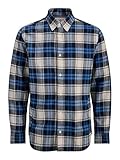 chemises bleu marine nationale Jack&Jones Premium Chemise à manches longues pour adulte Coupe normale