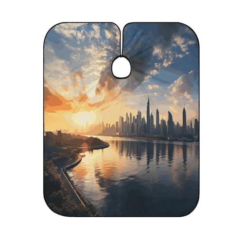 Capa para corte de cabello New York in The Sunset 170x144 cm miniatura 6