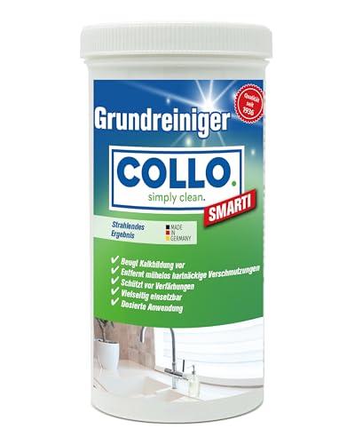 Preisvergleich Produktbild COLLO SMARTI Grundreiniger 200g I Hochwirksamer Badreiniger für Kunststoffspüle, Keramikwaschbecken, Badewanne & Dusche I Gegen starken Schmutz & Kalk