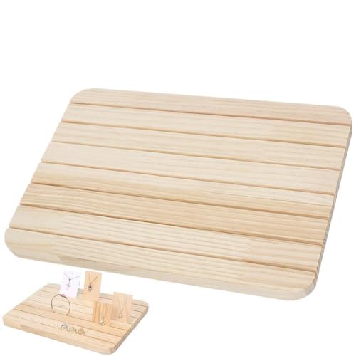 Fixer boucles d'oreilles perdues grâce au support bijoux en bois - 2