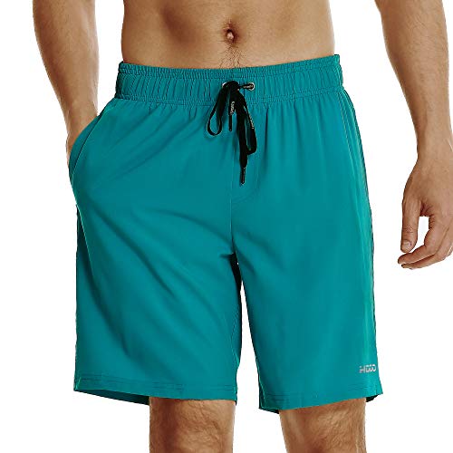 Image of HOdo Mens Swim Trunks with Mesh Liner 9 inch Quick Dry Swim Shorts Bathing Suits for Men Swimwear Board Shorts wiht Pockets
