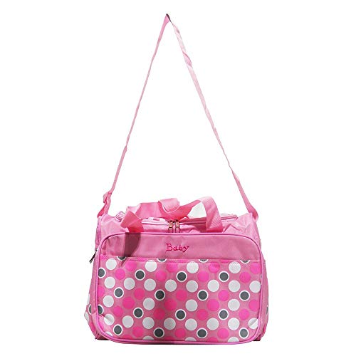 Bolsa Maternidade Trocador Viagem Bebe impermeavel Rosa Multifunção