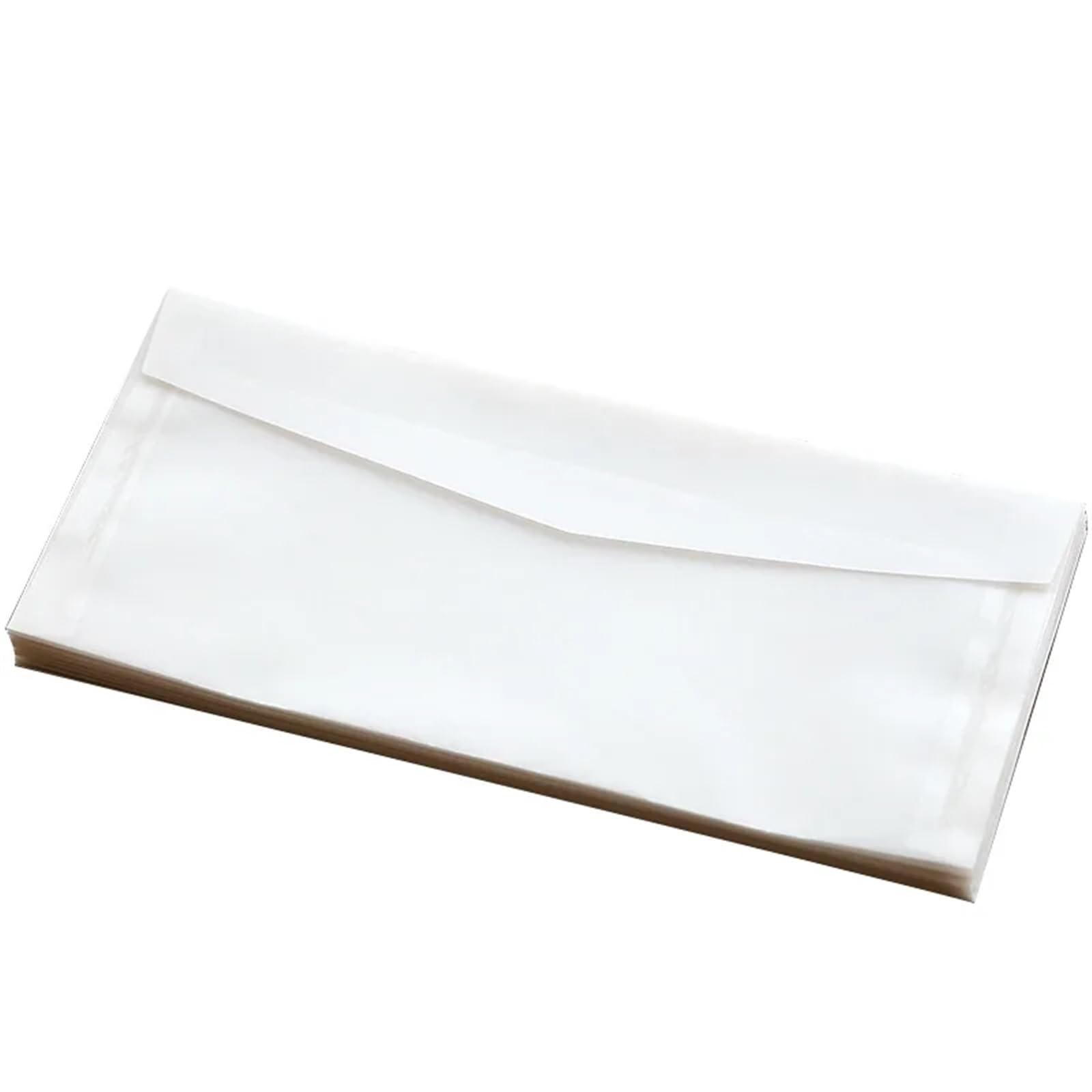 Koperty na zaproszenia, Transparent Wedding Invitation Envelopes 10 Pcs Multiple Sizes(11cmX22cm)