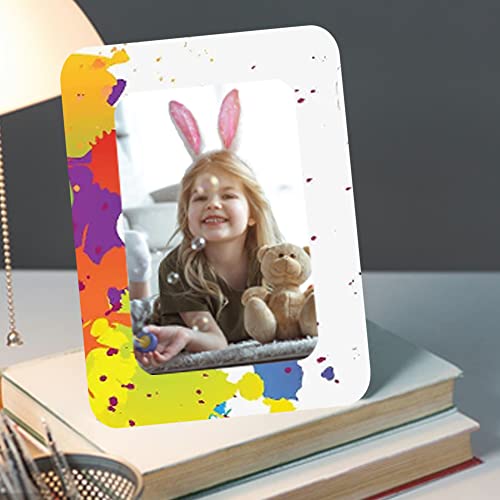 Dyaprigo 12 Pack Unfinished Wooden Picture Frames For 4" X 6" Photos, Diy Wooden Photo Frames Craft Frames Set For School Classroom, Arts Crafts, Diy Painting Projects #TOP4