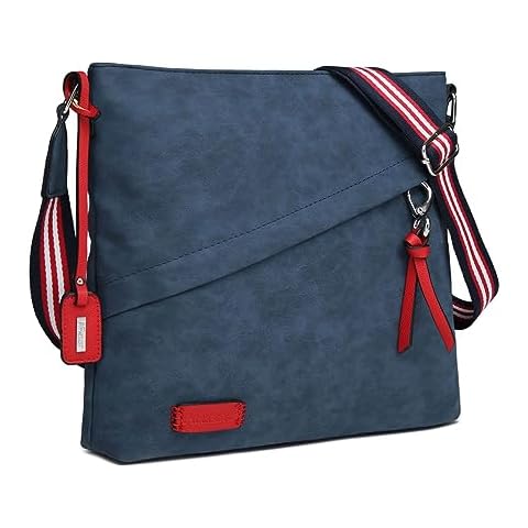 Medium Crossbody Bags for Women Trendy, Leather Cross Body Bag Purses and Travel Shoulder bag with Multi Pockets Cover