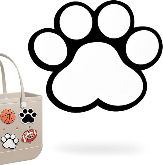 Letter Charms for Beach Bag, Accessories PVC Rubber Compatible with Original All Models, Insert Decorative Charms for Handbag Beach Tote Bags