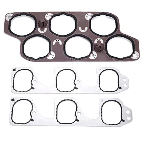 g8 intake - LIMICAR Engine Intake Gasket Set with Upper & Lower Intake Gaskets 12598158 Compatible with 2004-2011 Buick Lacrosse Rendezvous Cadillac CTS SRX STS Malibu Pontiac G6 G8 Saturn Aura 3.6L