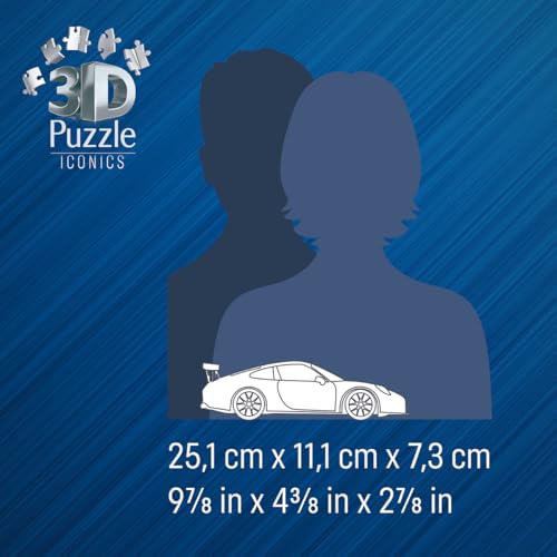 Puzzle 3D 108 pièces Porsche 911 GT3 Cup avec grille Ravensburger France - vue 6