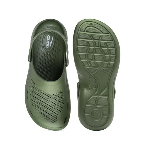 Image of ASIAN Men's AGC-11 Trendy Stylish Fashionable Clogs | Sandals with Lightweight Regular wear Casual Clogs with Ultra Soft & Flexibility Technology Clogs for Men's & Boy's
