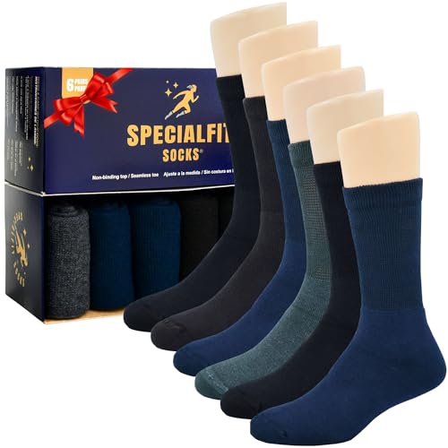 Calcetines hombre - Algodón Premium, Planta ACOLCHADA, Suaves y Extremadamente cómodos/No Guardan sudor ni olores/aptos para diabéticos