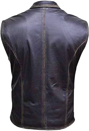 Impressive Men's Hell on Wheels Cullen Bohannan Leather Vest - Exude True Cowboy Power with Genuine Western Style3