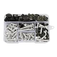 Jeu De Vis Et Écrous Pour Carénage Suzuki SV650 / SV650S / SV650X / SV1000S - Kit Aluminium, M6 M5 (Argent)