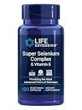 Life Extension Super Selenium Complex, 200 mcg – 3 Forms of Selenium, Vitamin E – Cellular Health & Longevity Support – Gluten-Free, Non-GMO, Vegetarian, 1 Daily – 100 Capsules