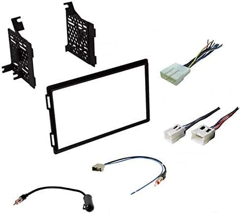 nissan frontier stereo dash kit - Premium Car Stereo Install Dash Kit, Wire Harness, and Antenna Adapter to Install an Aftermarket Double Din Radio for Select Nissan Vehicles - See Compatible Vehicles Below