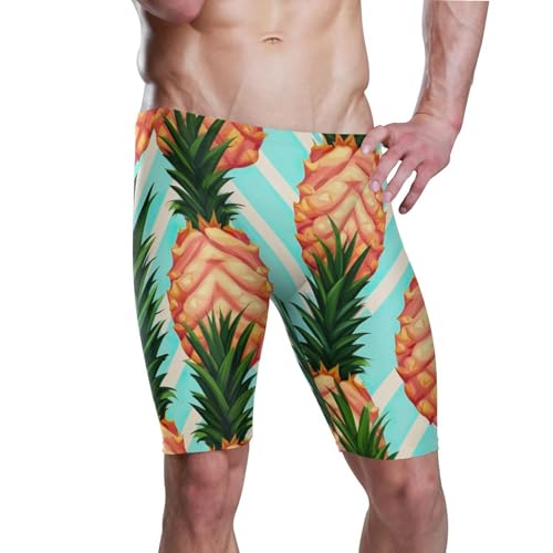 UMIRIKO Pineapple Fruit Swim Jammers Swimsuit for Men XXL B0400977