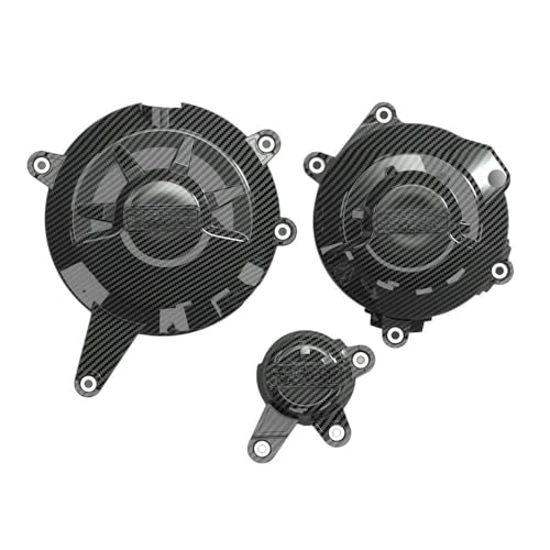Moto protecteur stator moteur Z650 antichoc texture carbone isolante