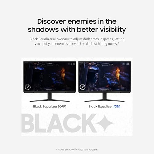undefined Samsung 32-Inch Odyssey G3 (G30D) Series FHD Gaming Monitor, 1ms, 180Hz, AMD FreeSync, Adjustable Stand, Black Equalizer, Virtual Aim Point, Eye Saver Mode, Flicker-Free, LS32DG302ENXZA の商品画像 5