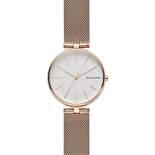 Skagen Damen Analog Quarz Uhr mit Edelstahl Armband SKW2709