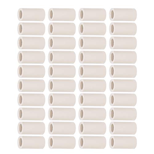 Billiards Tubes, 40pcs Fiber Billiards Stick Pool Ferrules Tubes Replacement Parts Repair Accessories (13MM 1 inch)