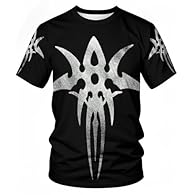 Material: soft comfortable material, Polyester Casual T-shirt with classic round neck design and short sleeve. Men’s T-shirts are soft, comfortable, wicking moisture, wrinkle-free, and dry quickly Perfect for: summer, gym, work,music festivals, conce...