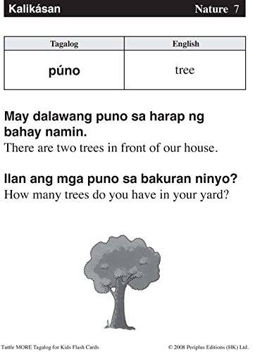 Tuttle More Tagalog for Kids Flash Cards Kit: (Includes 64 Flash Cards