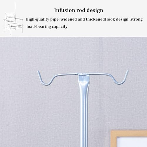 Gepolsterter Infusionsstuhl, verstellbare Armlehnen und Stahlrahmen für Wartezimmer und Labor