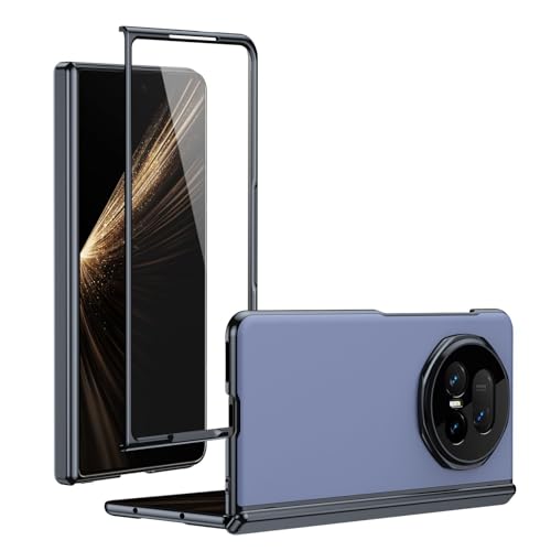 Coque Honor Magic V6 rigide protection intégrale charnière or et chrome - 2