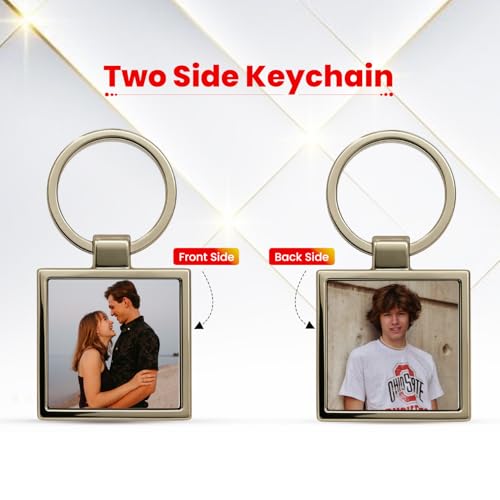 Image of magical gifts Customized Keychains, Unique Personalized Key RIngs and Charms with Your Photos /Name /Design for Bags /Bikes /Car and Gifting Purposes