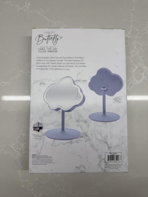 Espejo Vanity Cloud con luz LED blanco miniatura 7
