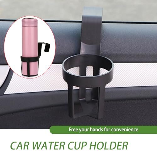 2 PCS Portavasos para Auto Negro 5.5 x 2.8 x 5.5 pulg miniatura 5