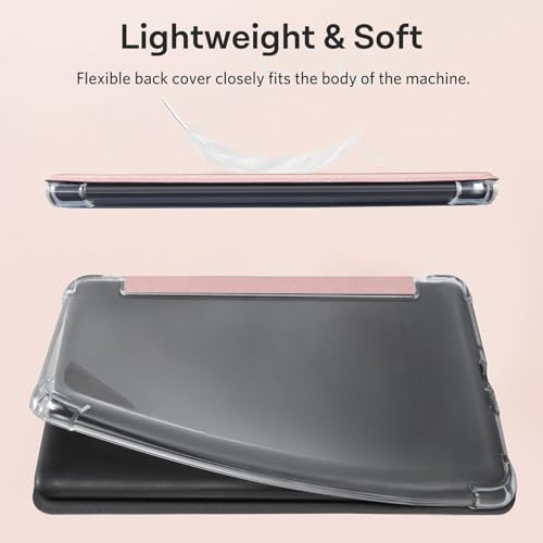 Image of CoBak Case for 6.8 inch eBook Readers 11th Generation 2021 Released | New PU Leather Cover and Clear Soft Silicone Back Cover with Auto Sleep Wake