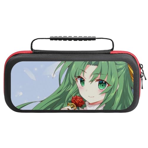 Switch ケース かわいい ひぐらしのなく頃に 園崎詩音 スイッチ 収納ケース カバー ナイロン素材 全面保護 防塵/防水/防汚/耐衝撃 26x11.5x5.2cm Switchに対応 保護用ハードケース 大容量な収納力 アクセサリーポーチ Switc