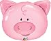 PIONEER BALLOON COMPANY 16202 Playful Pig Shape Balloon Pack, 30"