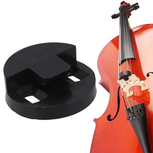 Pwshymi Sourdine Pour Violoncelle En Caoutchouc - Tourte Ronde Muette Pour Entraînement